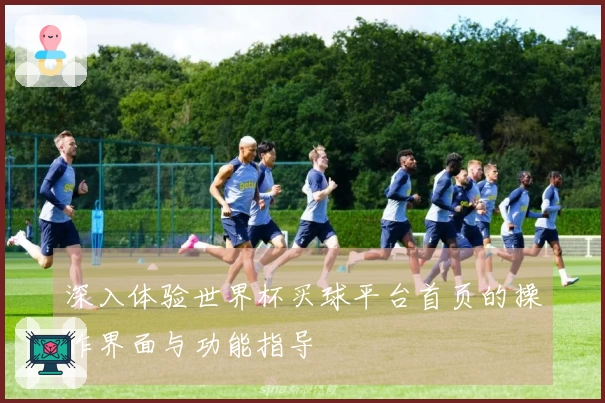 深入体验世界杯买球平台首页的操作界面与功能指导