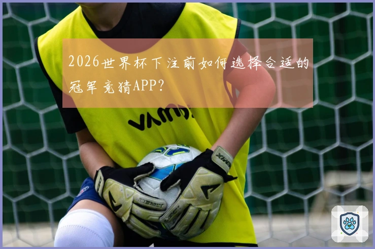 2026世界杯下注前如何选择合适的冠军竞猜APP？