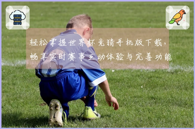 轻松掌握世界杯竞猜手机版下载，畅享实时赛事互动体验与完善功能评测